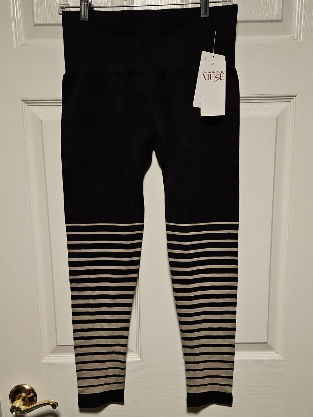 Climawear Muse High Waist Striped Leggings